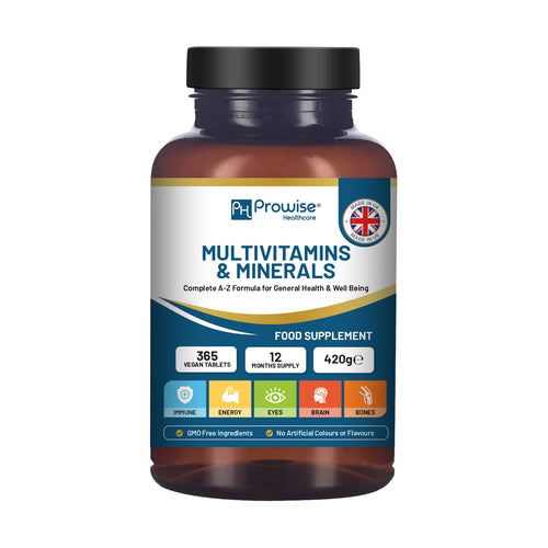 A-Z 365 Vegan Multivitamin Tablets - 12 Month Supply | Prowise Healthcare