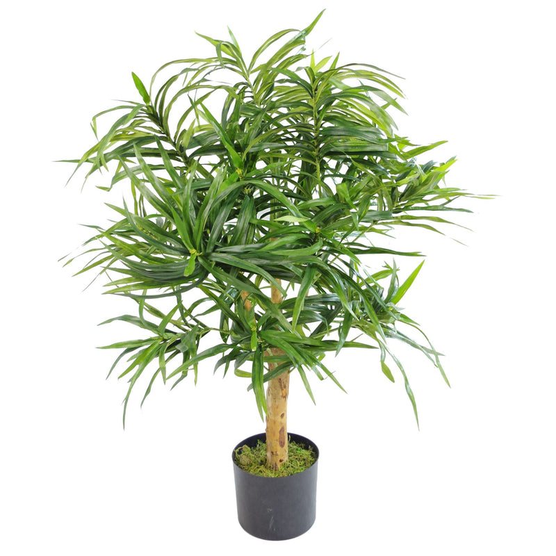Artificial Dracaena plant tree 100cm with pot - realistic indoor décor