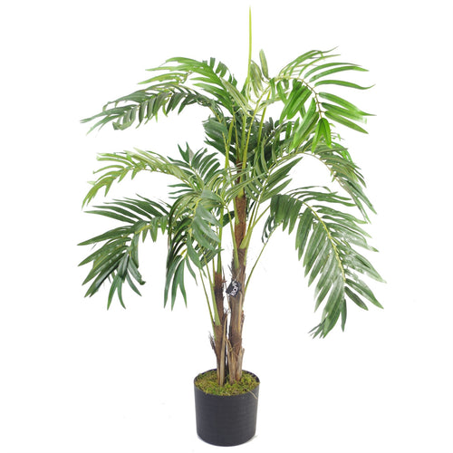 Artificial palm tree 120cm with pot - realistic indoor and outdoor décor