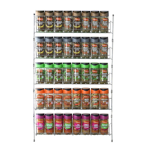Vinsani 5-tier herb and spice rack kitchen storage organiser