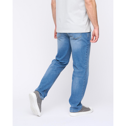 Duck and Cover Rushawn men's relaxed fit jeans in light wash