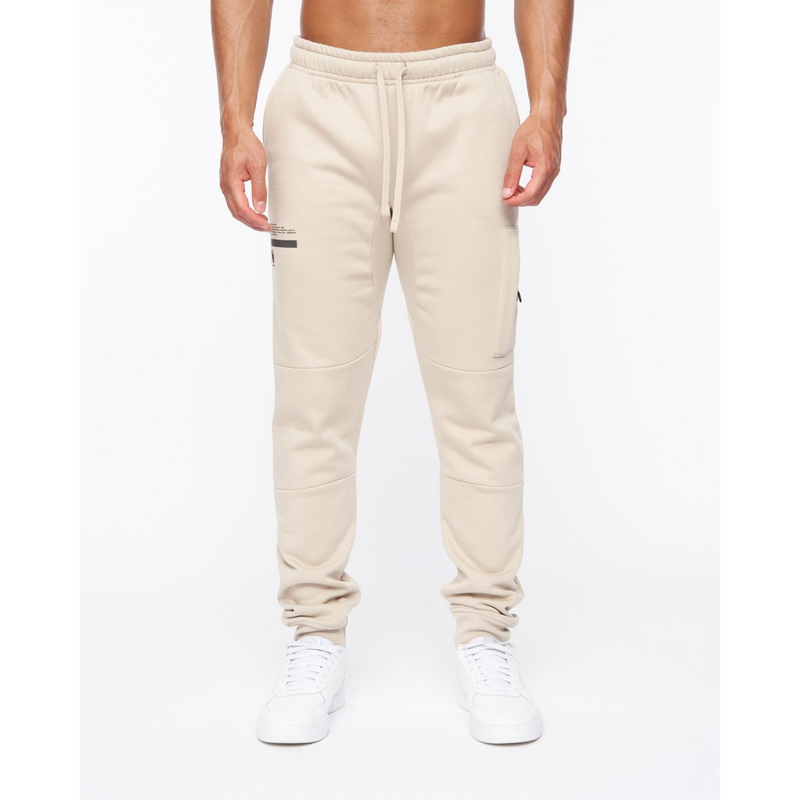 Duck and Cover Heningys men's greige joggers